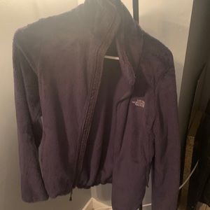 deep purple fleece north face